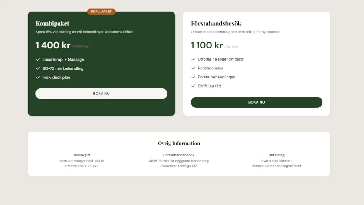 Equine Therapy Website - Alternative View