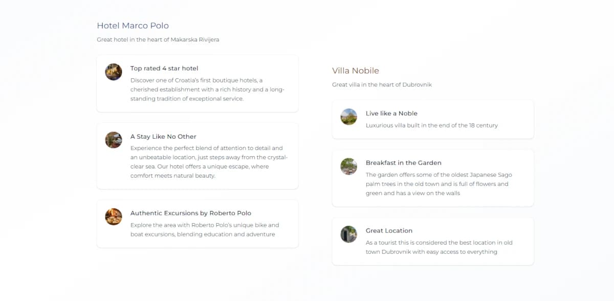 Marco Polo - Features View